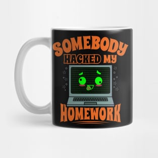 Funny Homework Excuses Student Meme Mug